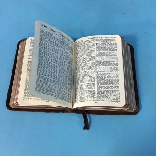 151 - Vintage Leather Bound Bible