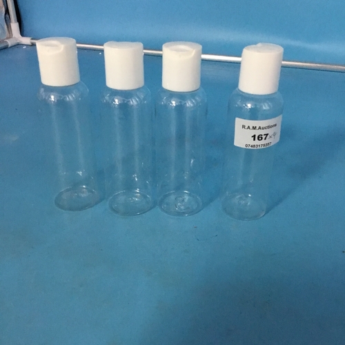 167 - Set Of 4 Plastic Bottles