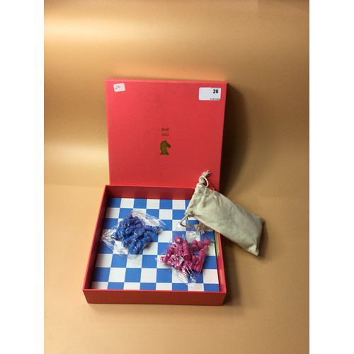 26 - Boxed Chess Set