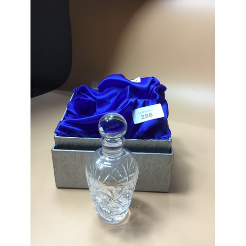 286 - Royal Doulton Crystal Perfume Bottle -Boxed