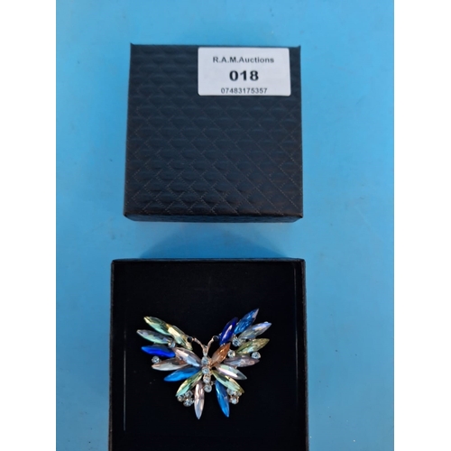 18 - Ladies Butterfly Brooch