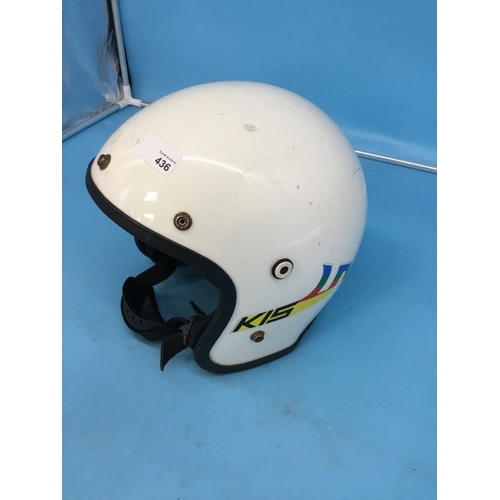 436 - Vintage Crash Helmet