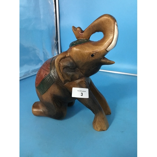 3 - Wooden Elephant