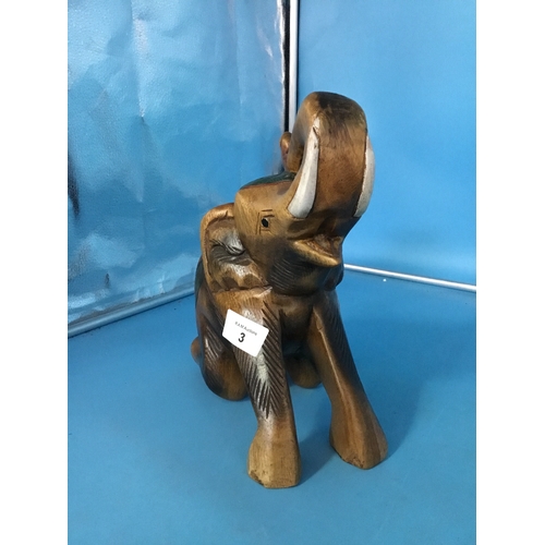 3 - Wooden Elephant