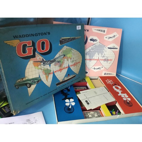 437 - Boxed Vintage Waddington Game Go Complete