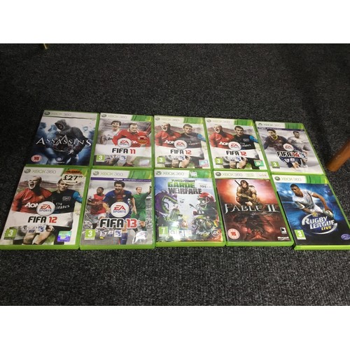 395 - Various XBox 360 Games x10