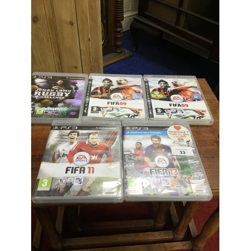 33 - Various PS3 Games x5