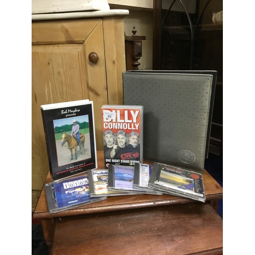 83 - New Photo Album and a Selection of VHS and DVDs