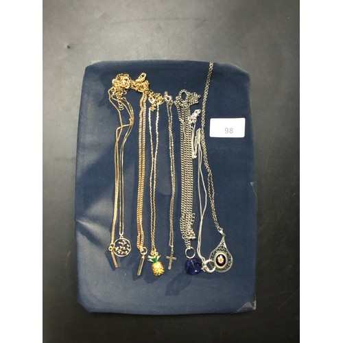 98 - Fashion and Vintage Necklaces (displays not included)