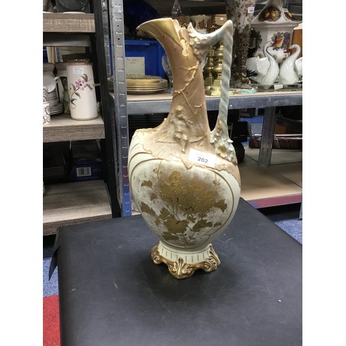 202 - Antique Gold Urn/Jug