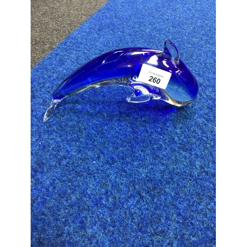 260 - Large Murano Dolphin