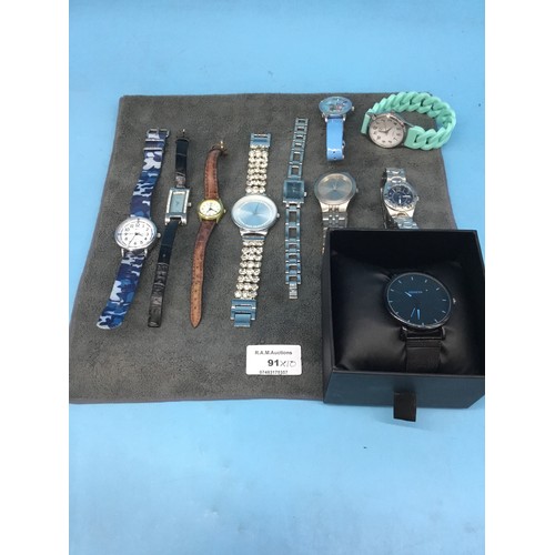 91 - Collection of 10 Watches To Include Next, Lize Etc