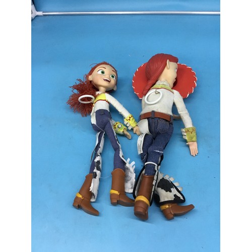 317 - Toy Story Jessie Talking Dolls x2