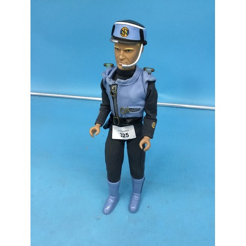 325 - Vintage Captain Scarlet Figure talks