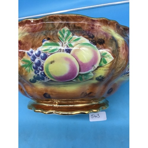 543 - Large Baroness Fruit Pattern Lidded Jardinière 14