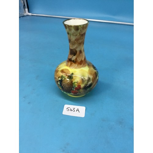 543A - Kirsty Jane Fruit Patterned Fruit Vase