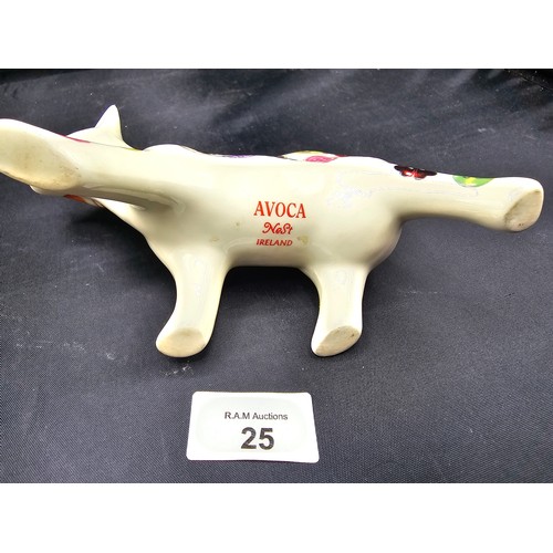 25 - Cow milk jug (signed)