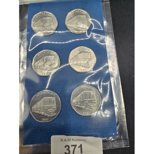 371 - Collectable Transport Tokens x3 Packs