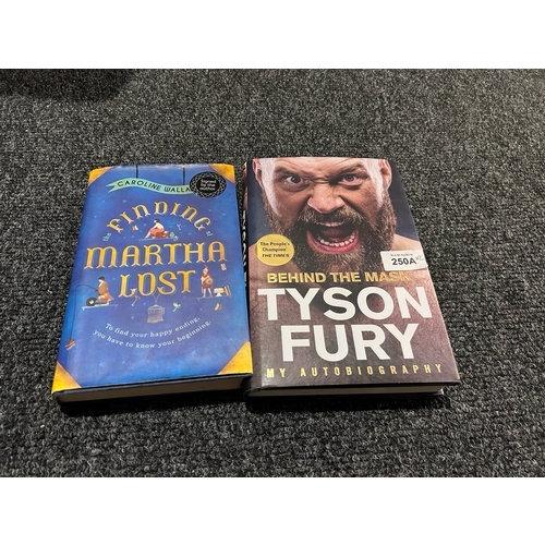 250A - Signed Caroline Wallace Book and Tyson Fury Book