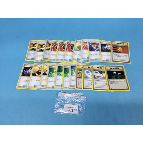 263 - Pokémon Trainer Cards x20