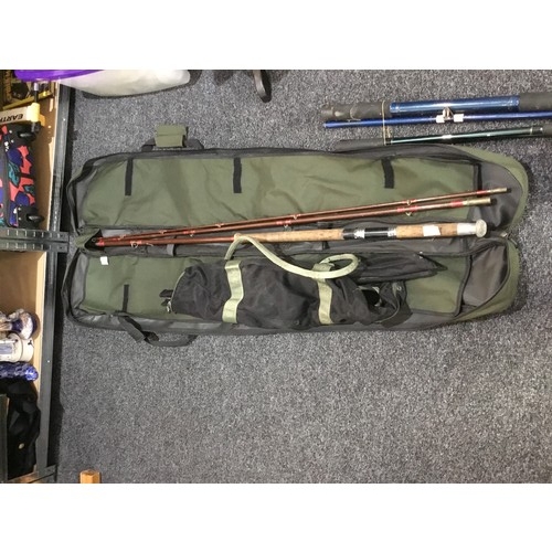 554 - Fishing Rod 3 Piece, Bag and Weigh Bag From Grays of Alnwick