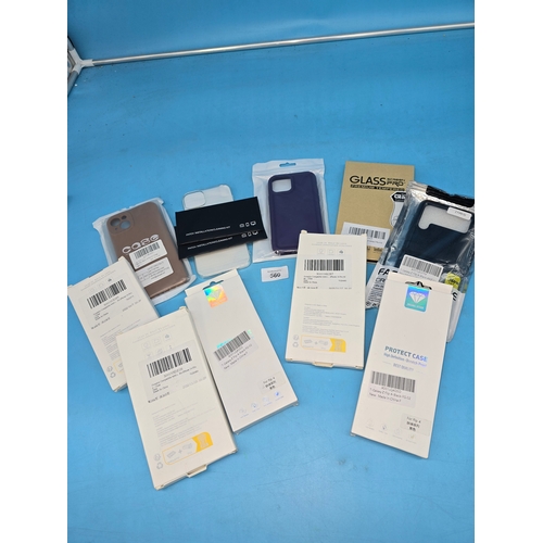 560 - Phone Cases x10 To Include Iphone 14, Iphone 12, Galaxy Z Flip Etc