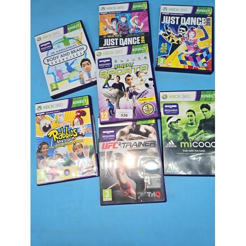 536 - XBOX 360 Games x7