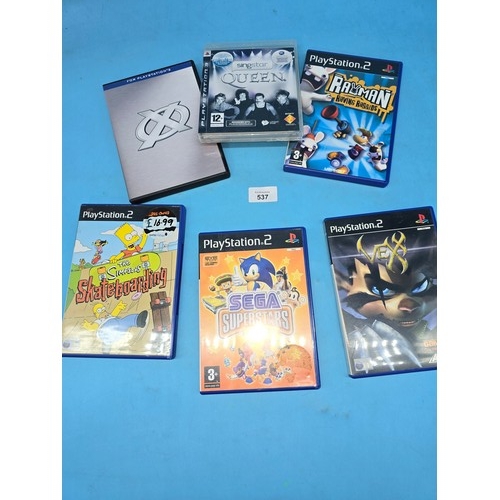 537 - PS2 and PS3 Games x6