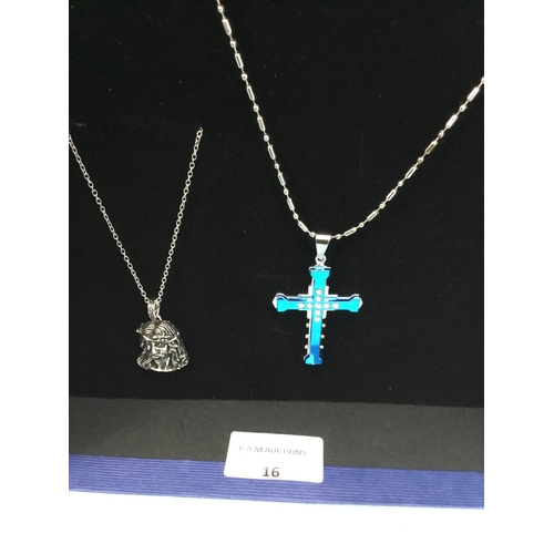 16 - Religious Cross and Religious Necklaces