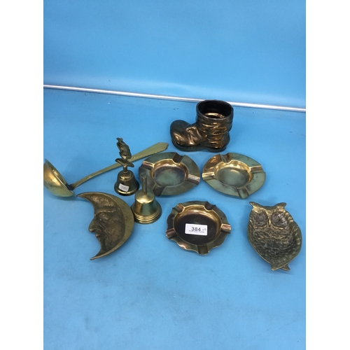 384 - Selection of Brass Items