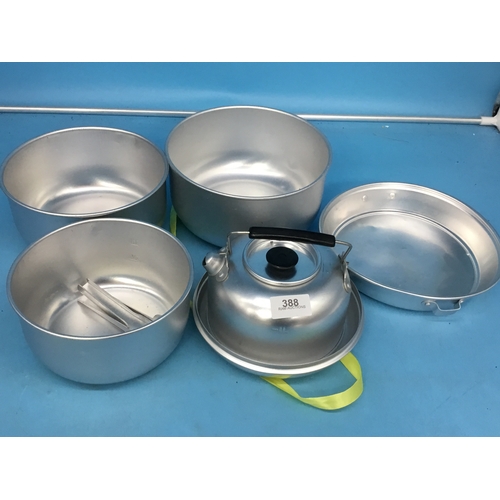 388 - Camping Kettle and Pans