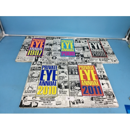 85 - Private Eye Annuals To Include 2007,2008,2009,2010,2011