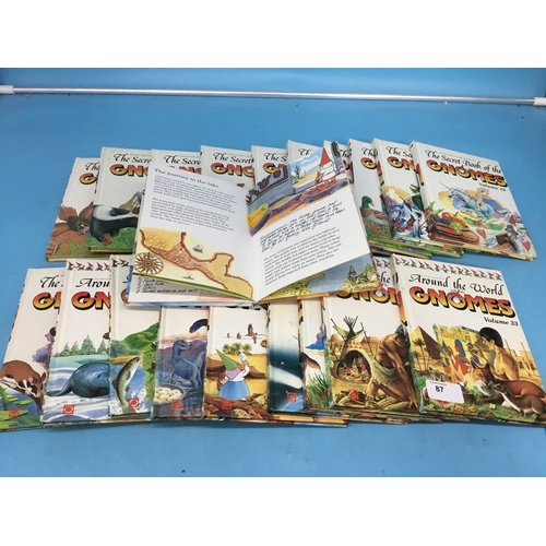 87 - Part Set of Around The World Gnome Books