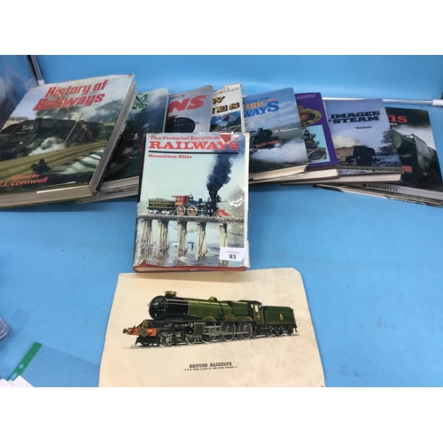 93 - Selection of Railway Books