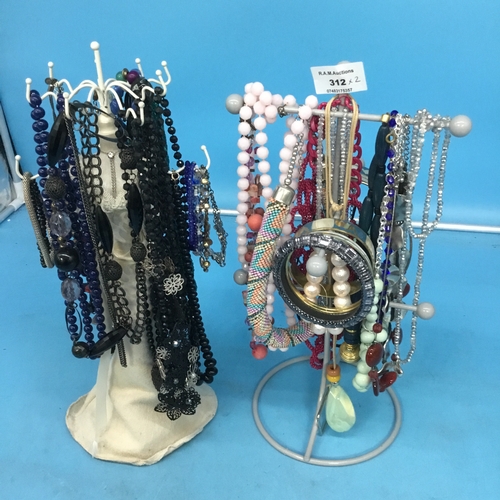 312 - Fashion and Vintage Jewellery To Include Necklaces and Bracelets