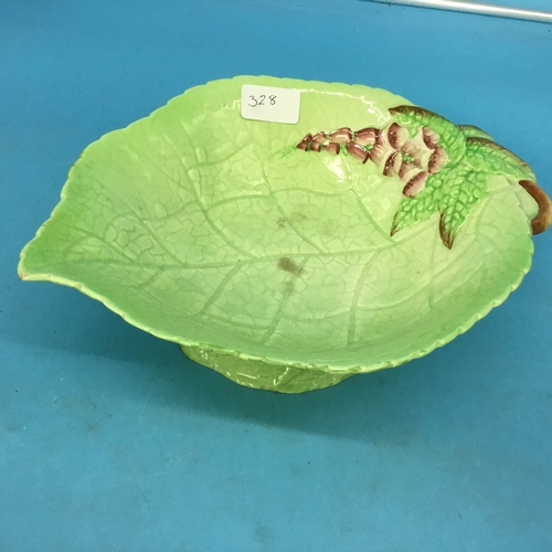 328 - Large Carlton ware vintage/antique Australian leaf bowl