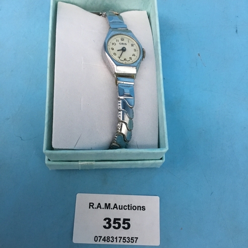 355 - Vintage oris boxed ladies watch