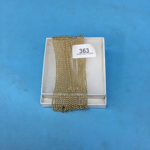 363 - Gold plated bracelet in box