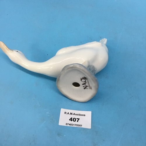 407 - NAO goose head stooped 6”