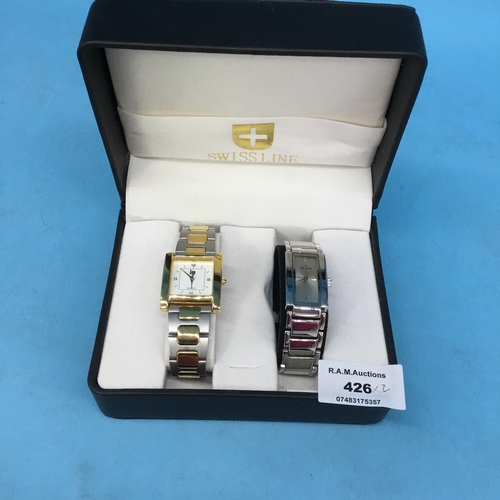 426 - Boxed Daniel hecklen watches +HP man’s + women