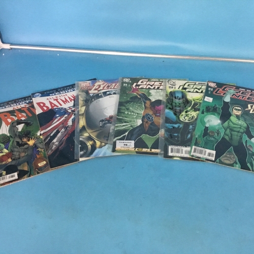 70 - 6 Marvel DC Comics To Include Batman, Green Lantern Etc. Individually Packed (direct sales)