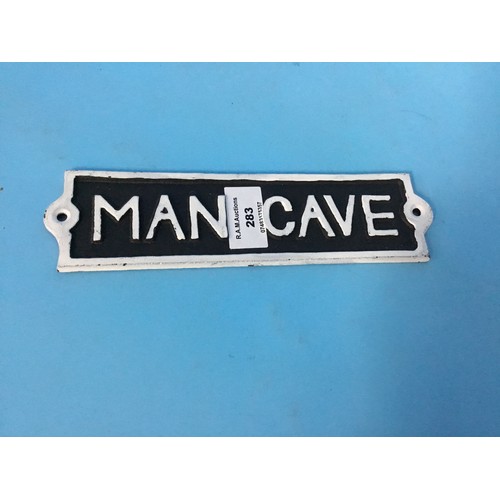 283 - Man Cave Metal Sign