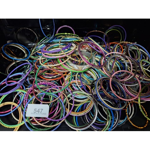 547 - Bag full of bangles 100s