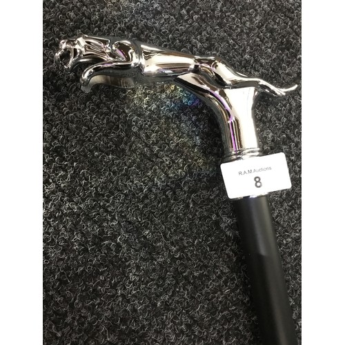 8 - Jaguar Head Walking Stick