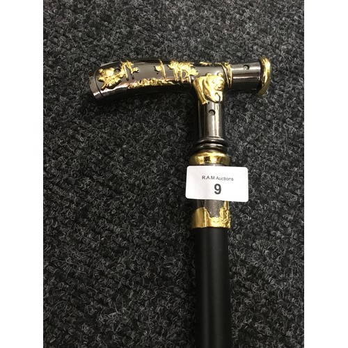 9 - Compass Head Walking Stick