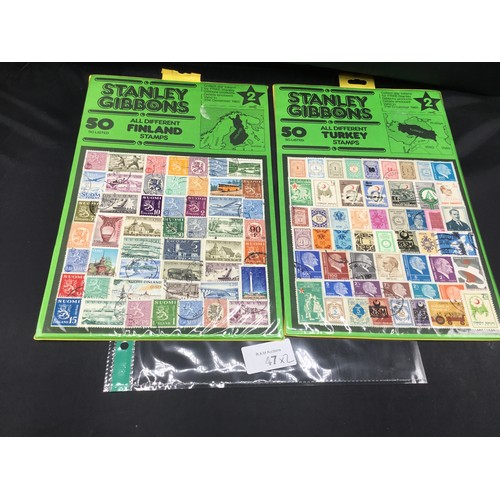 47 - 2 Sets Of Vintage Stanley Gibbons Turkey and Finland