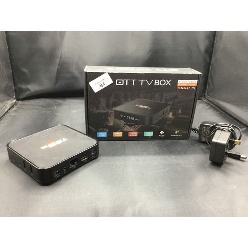 84 - OTT TV Box Android Internet TV