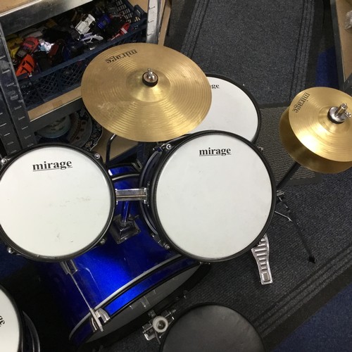 1257 - Kids Mirage Drum Kit In Blue