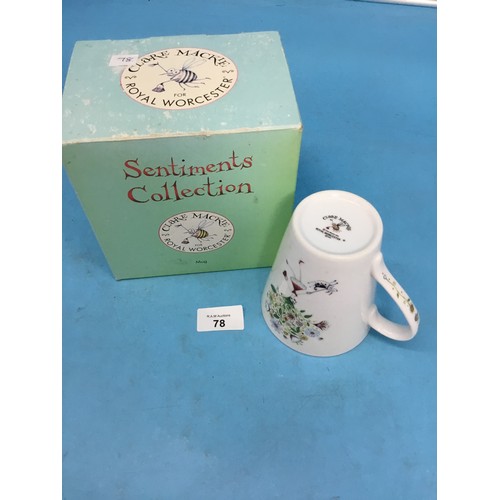 78 - Royal Worcester Sentiments Mug