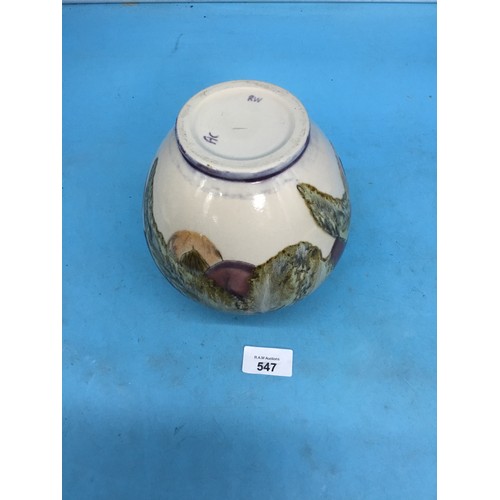 547 - Vintage Cobridge Stoneware Vase